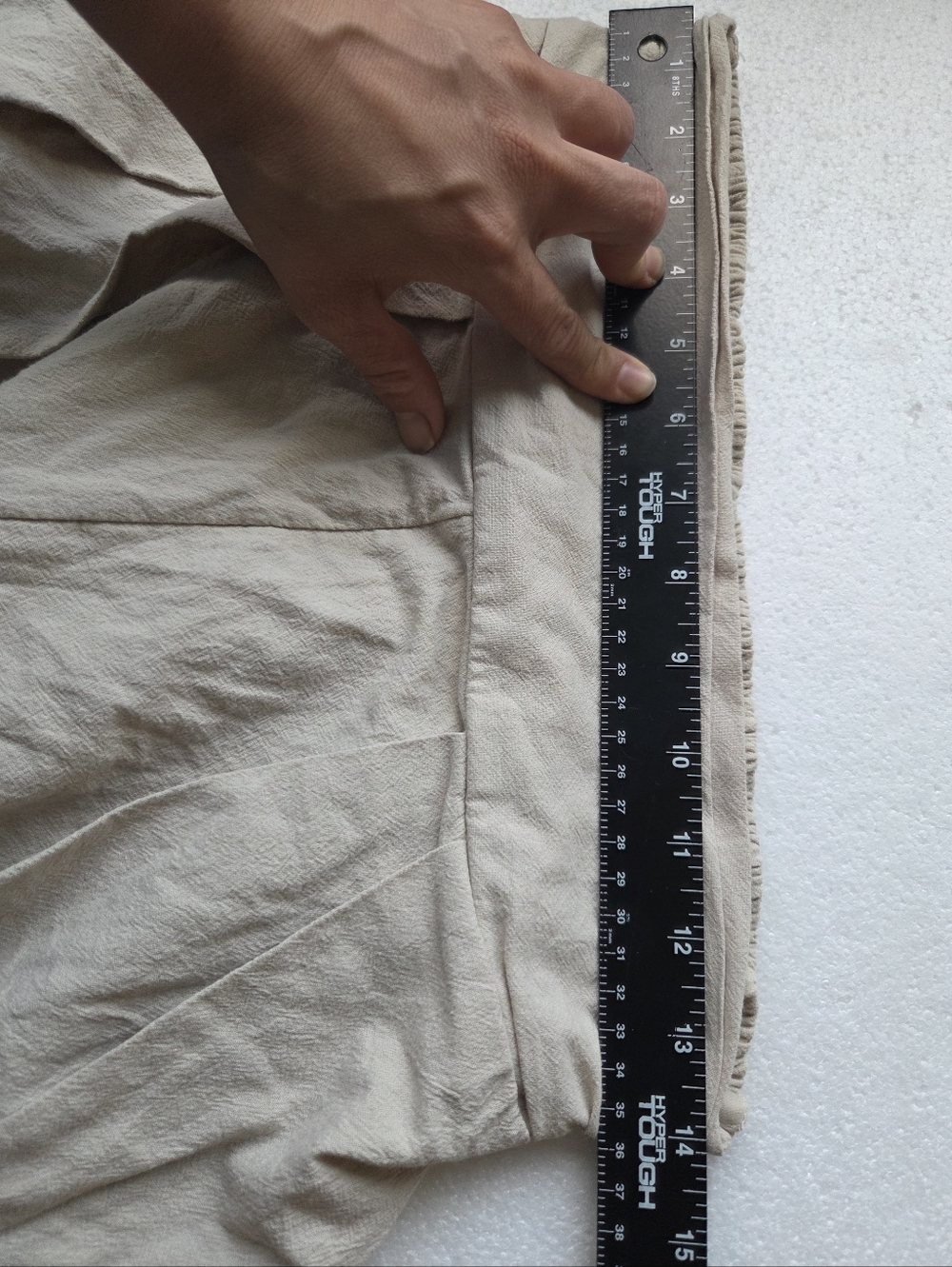 Free People High-Waist Wide Leg Pants - Cream - Picture 8 of 8